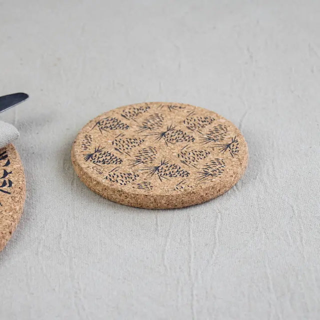 LIGA - Wintery Cork Coasters