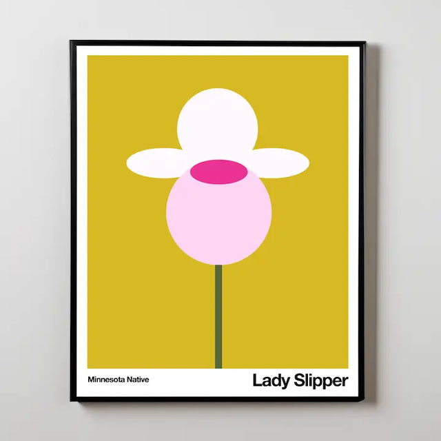 Minimalist Art Prints - Minnesota Plants