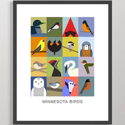 Minimalist Art Prints - Birds