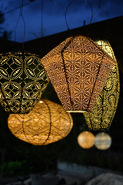 Indoor/Outdoor LED Lantern - Long Oval Shape