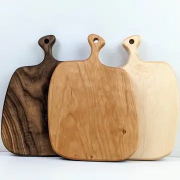Handmade Rounded Wooden Charcuterie Board - Small