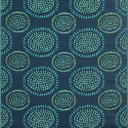 Mad Mats - Molly - Black & Aqua