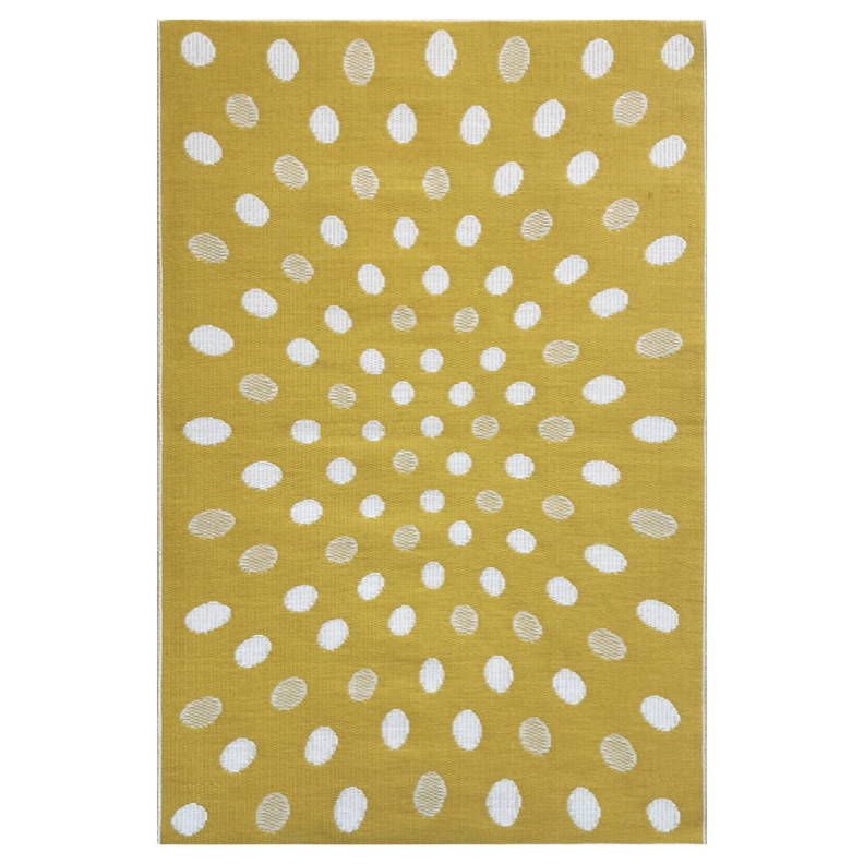 Mad Mats - Crazy Dots - Yellow & White