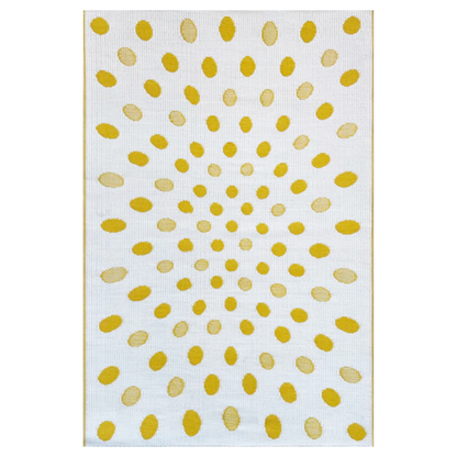 Mad Mats - Crazy Dots - Yellow & White
