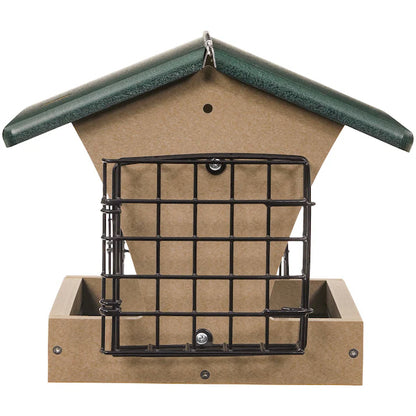 Medium Hopper Bird Feeder with Suet Cages
