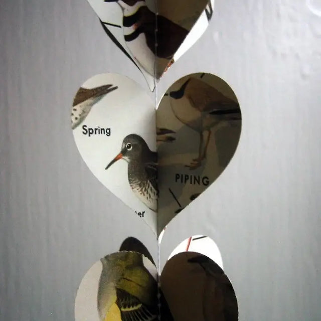 Vintage Paper Heart Garlands