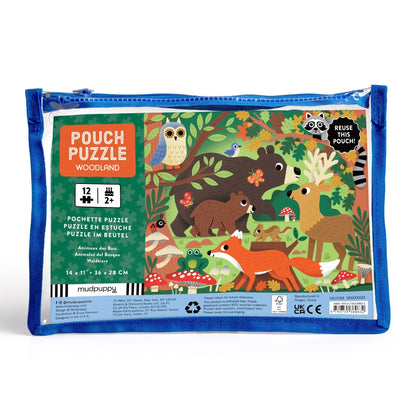 Woodland Pouch Puzzle - 12 Piece