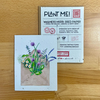 Notes of Eden Plantable Greeting Cards - Botanicals & Fungi