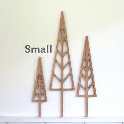 Wooden Scandinavian Wood Trees - Set One