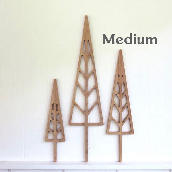 Wooden Scandinavian Wood Trees - Set One