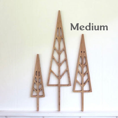 Wooden Scandinavian Wood Trees - Set One