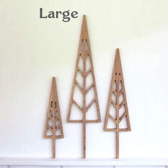 Wooden Scandinavian Wood Trees - Set One