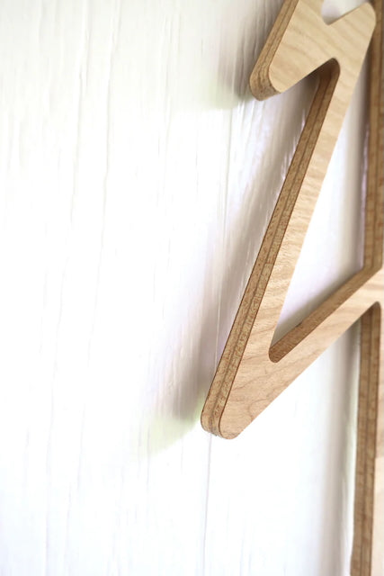 Wooden Scandinavian Wood Trees - Set Three
