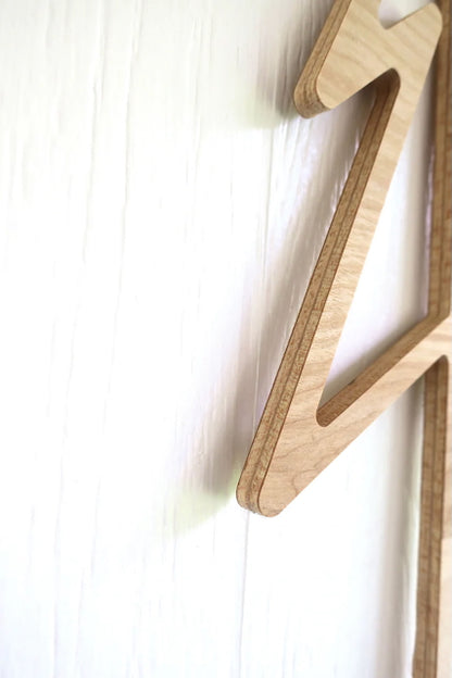 Wooden Scandinavian Wood Trees - Set Three