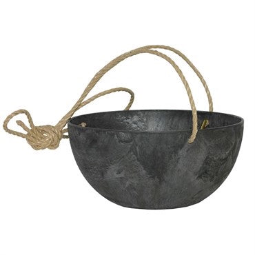 Hanging Pot - Artstone Napa Hanging Bowl - 10in