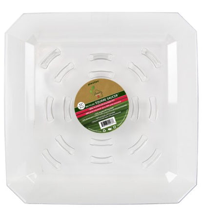 Plastec Recycled Saucers - Square