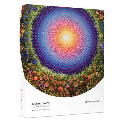 Justin Lovato - Flower Mandala Puzzle 500 Pieces