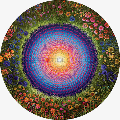 Justin Lovato - Flower Mandala Puzzle 500 Pieces