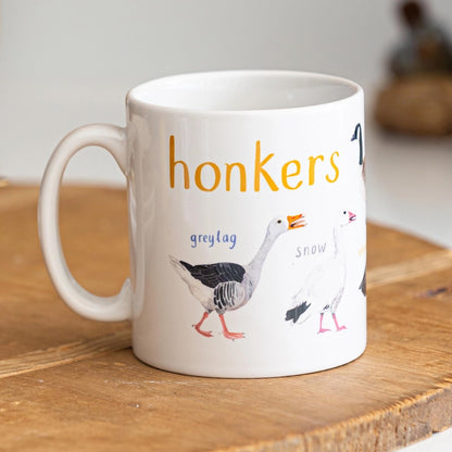 Ceramic Bird Pun Mugs