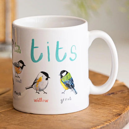 Ceramic Bird Pun Mugs