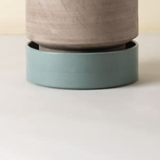 Bergs Potter - Saucer - Hoff Glazed - Misty Blue