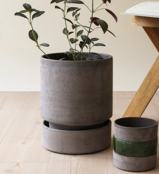 Bergs Potter - Pot - Hoff Unglazed - Grey