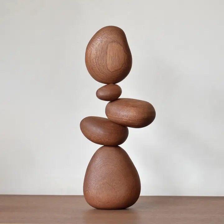 Wooden Balance Stones