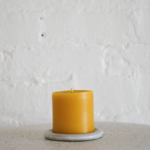 Slow Burn Beeswax Candles - Classic Pillars