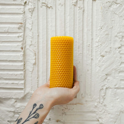 low Burn Beeswax Candles - Winnie Pillar
