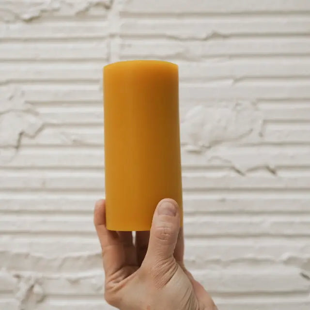 Slow Burn Beeswax Candles - Classic Pillars