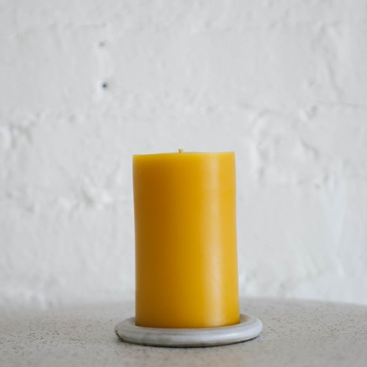 Slow Burn Beeswax Candles - Classic Pillars