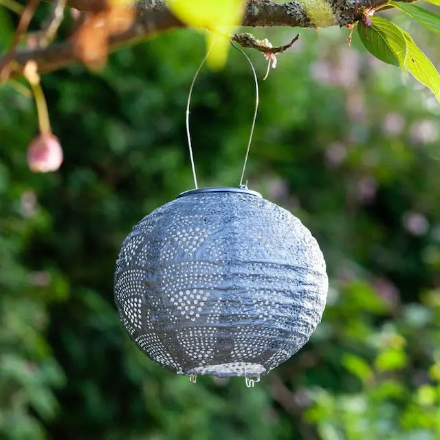 Soji Stella Solar Hanging LED Lantern - 8in
