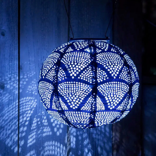 Soji Stella Solar Hanging LED Lantern - 8in