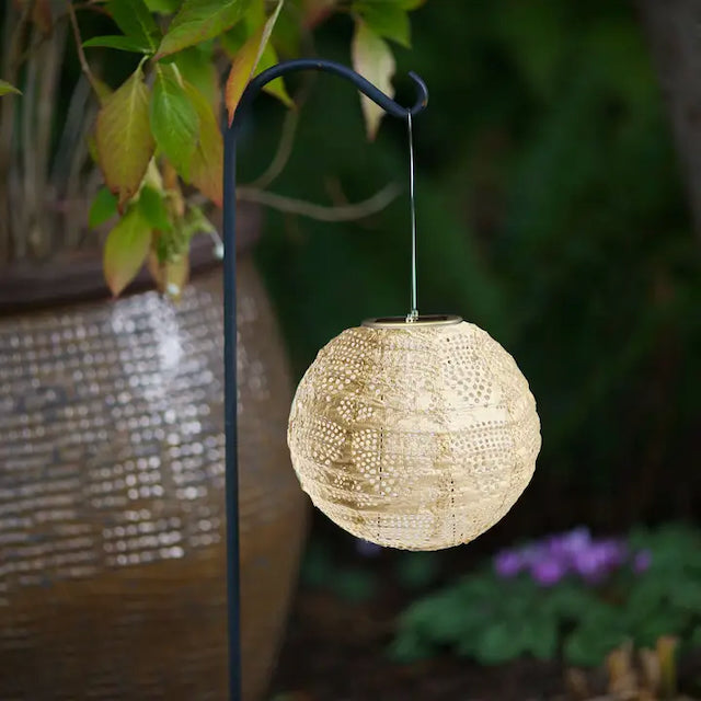 Soji Stella Solar Hanging LED Lantern - 8in