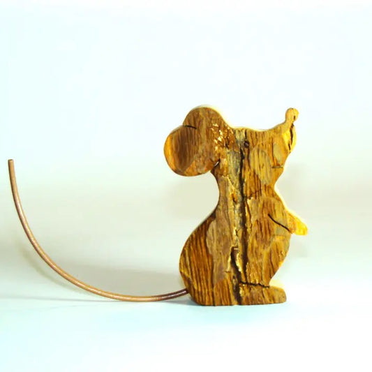 Bark Animal Figurines