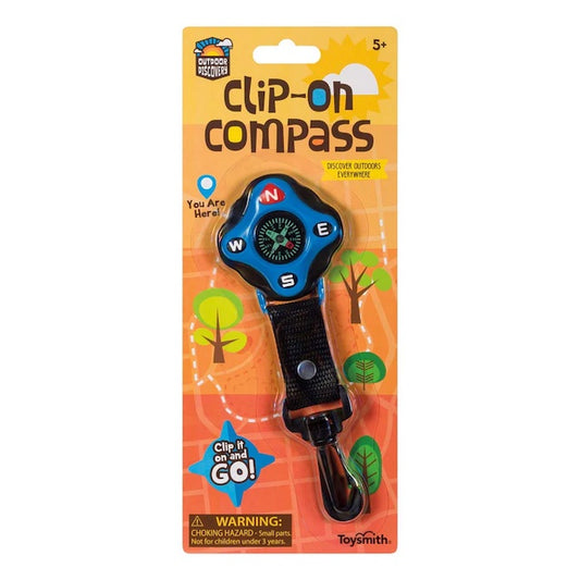 Clip-On Compass - Assorted Colors