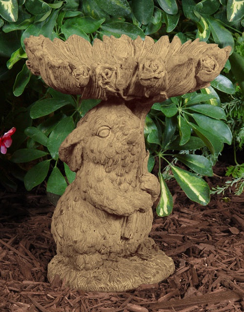 Bird Feeder - Bunny with Sunflower