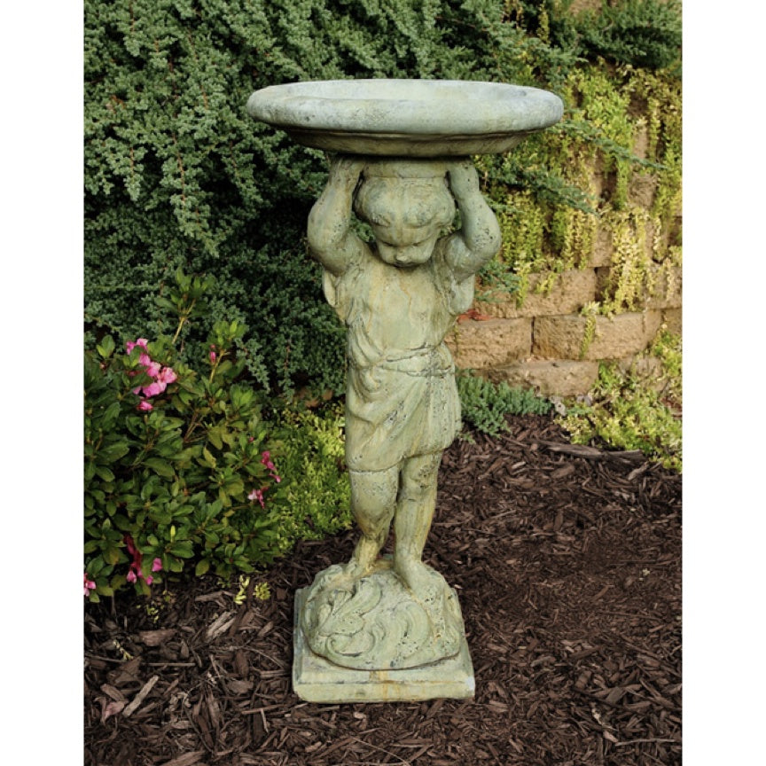 Birdbath - Unique Stone Charleston Boy