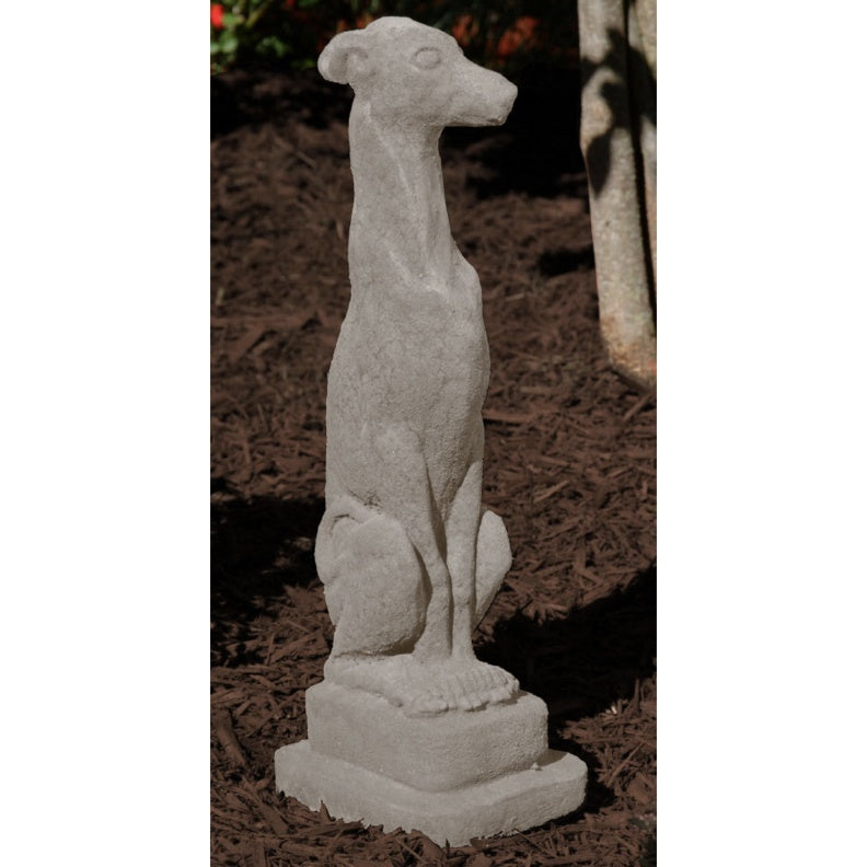Statue - Unique Stone Standing Whippet