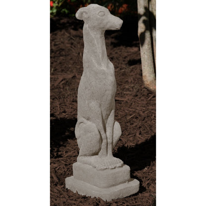 Statue - Unique Stone Standing Whippet