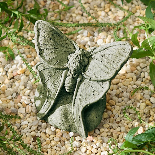 Unique Stone - Luna Moth Statue