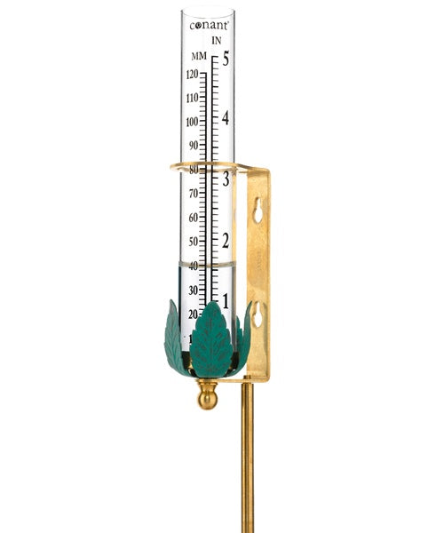 Rain Gauge - Living Finish Brass