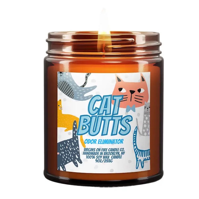 Virgins on Fire Cat & Dog Butt Candles