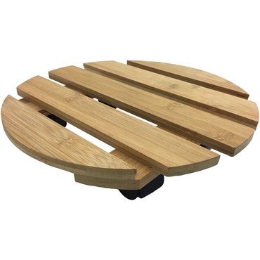 Wagner Rolling Plant Caddy - Bamboo