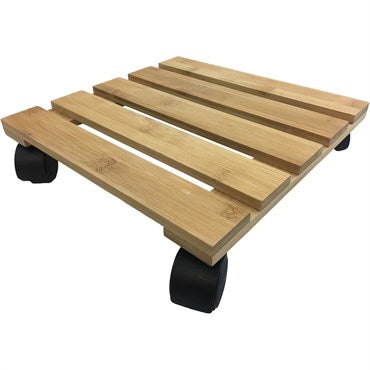 Wagner Rolling Plant Caddy - Bamboo