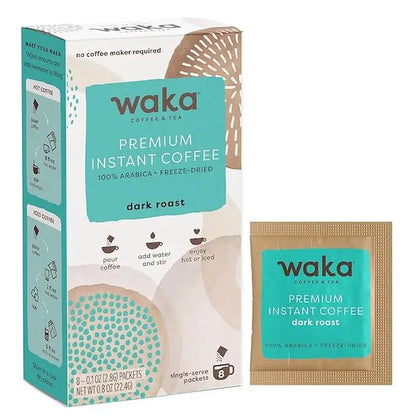 Waka Single Serving Instant Coffee  - 8ct Box