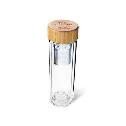 Double-walled 16oz Tea Infuser Bottle