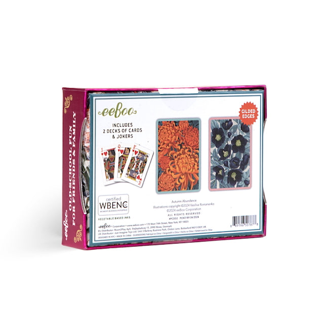 eeBoo Playing Cards - Two Deck Sets