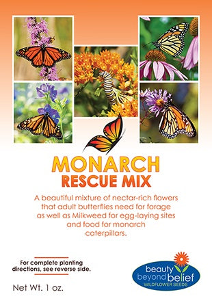 Flower Mix 'Monarch Rescue' - Beauty Beyond Belief - 1oz