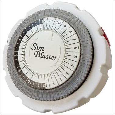 Sunblaster 24hr Analog Timer Single Outlet 15A
